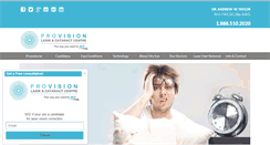 Desktop Screenshot of lasikprovision.com
